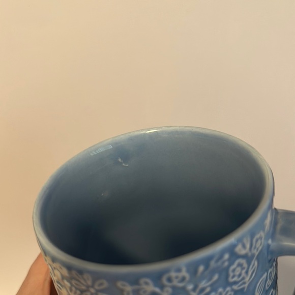 Blue Floral J Floral Coffee Mug 💙 - Picture 2 of 3